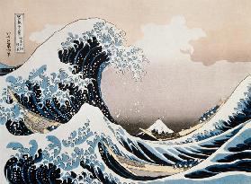 The Great Wave off the Coast of Kanagawa (from a Series "36 Views of Mount Fuji"
