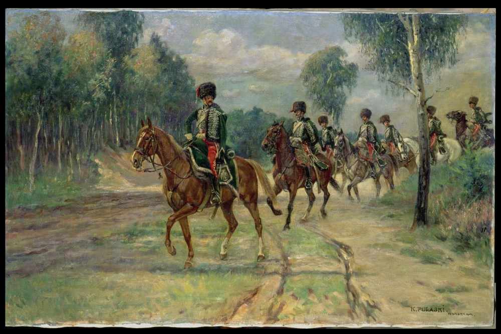 Squadron of Hussars a Kazimierz Pulaski