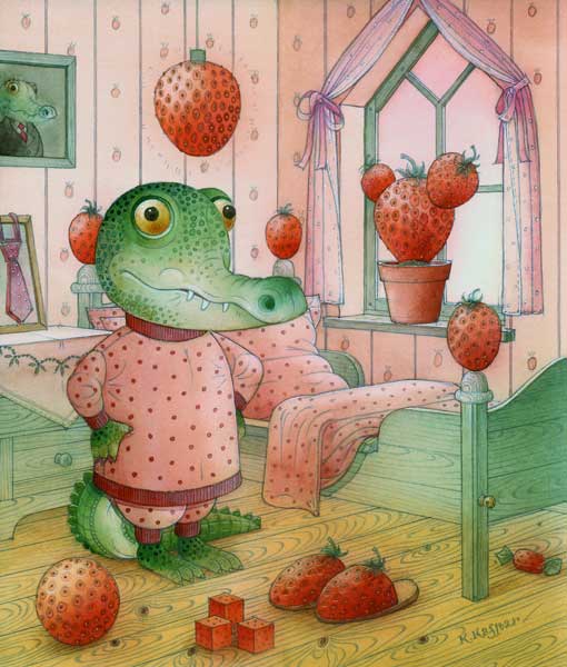 Strawberry Day, 2006 (w/c on paper)  a  Kestutis  Kasparavicius