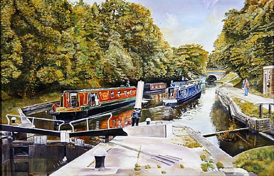 Knowle top lock, 2003 (oil on canvas)  a Kevin 