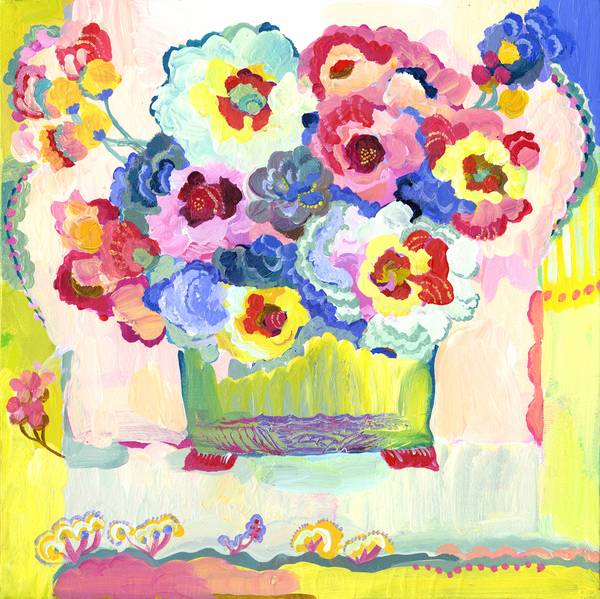 Apricot Pansies a Kimberly Hodges