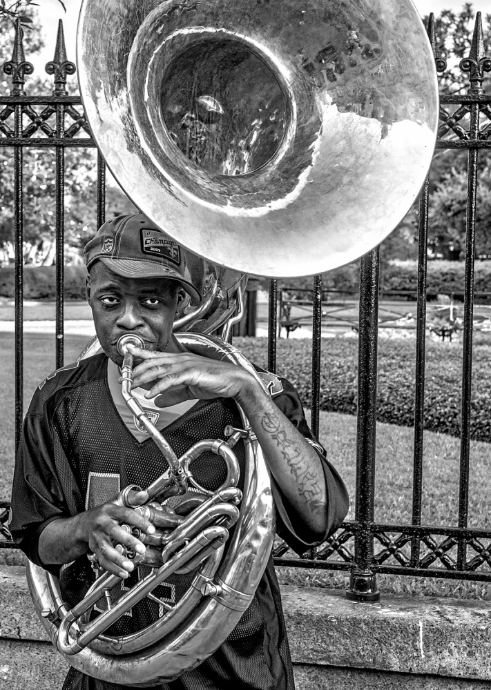 They say its the Sousaphone players you have to look out for... a Kirk Cypel