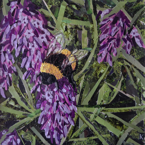 Buzz - Bumble Bee On Lavender a Kirstie Adamson