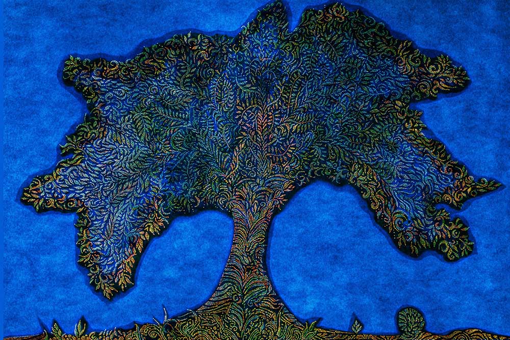 Blue tree a Klaus Wortmann