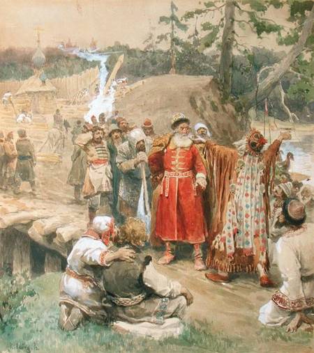 The Conquest of the New Regions in Russia a Klawdij Wassiljewitsch Lebedjeff