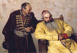 Ein Denunziant beim Bojaren a Klawdij Wassiljewitsch Lebedjeff