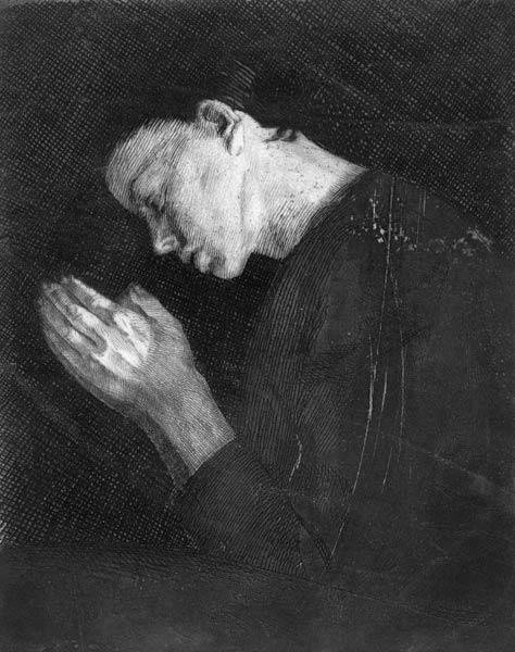 Girl Praying a Käthe Kollwitz