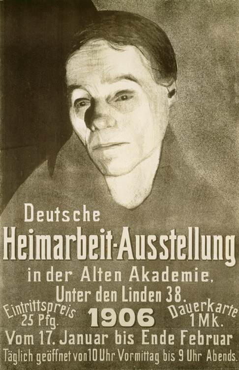 Deutsche Heimarbeit-Ausstellung in der Alten Akademie, Unte a Käthe Kollwitz
