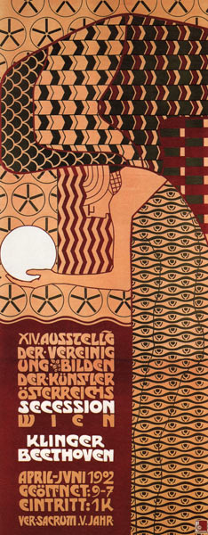 Poster for the Vienna Secession Exhibition a Koloman Moser