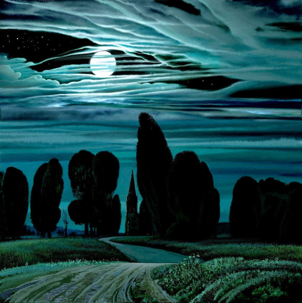 Der Mond aufgegangen a Konstantin Avdeev