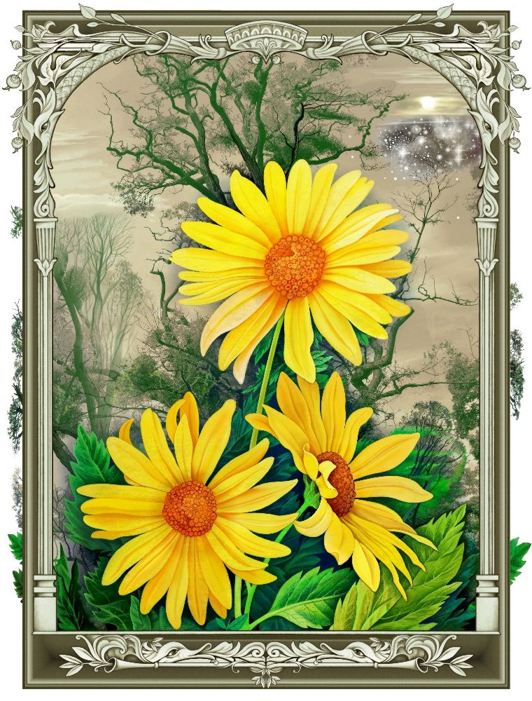 Die gelbe Blumen a Konstantin Avdeev