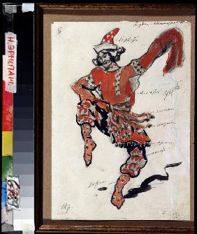 Costume design for the opera Sadko by N. Rimsky-Korsakov