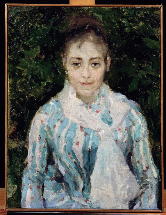Portrait of the artist Maria Yakunchikova-Weber (1870-1902) a Konstantin Alexejewitsch Korowin