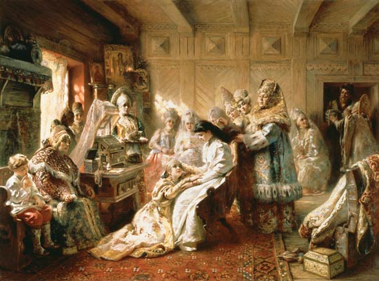 Marriage preparations a Konstantin Jegorowitsch Makowski