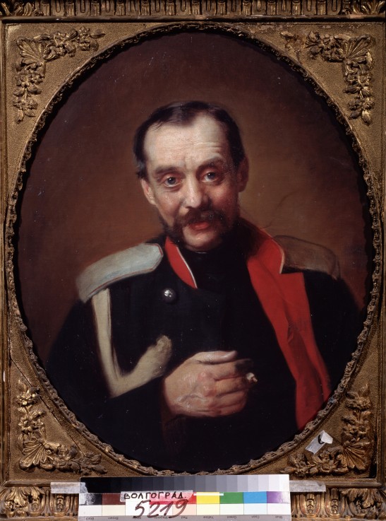 Portrait of the composer César Antonovich Cui (1835-1918) a Konstantin Jegorowitsch Makowski
