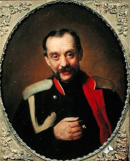 Portrait of the composer Cesar A. Kyui (1835-1918) a Konstantin Jegorowitsch Makowski