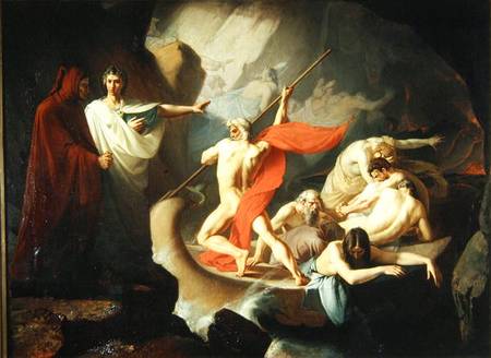 Charon Conveying the Souls of the Dead across the Styx a Konstantin Petrovich Pomerantsev