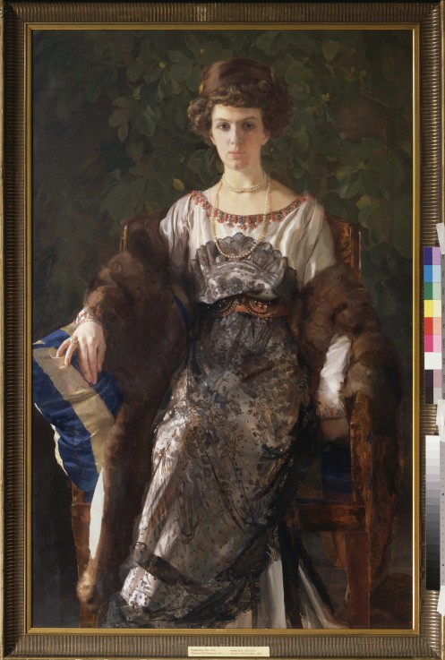 Portrait of Evfimia Nosova, née Ryabushinskaya (1881-1960) a Konstantin Somow