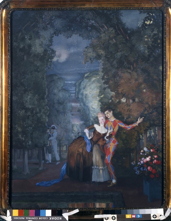 Harlequin and a Lady a Konstantin Somow