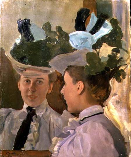 Lady at the Mirror a Konstantin Somow