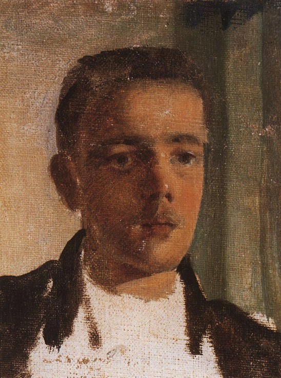 Portrait of Sergei Dyagilev (1872-1929) a Konstantin Somow