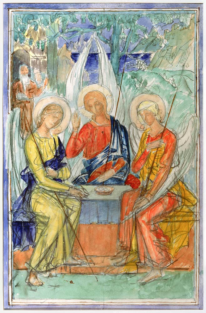 The Holy Trinity a Kosjma Ssergej. Petroff-Wodkin