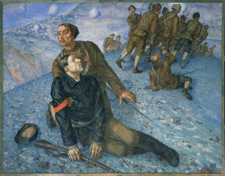 Death of the Commissar a Kosjma Ssergej. Petroff-Wodkin