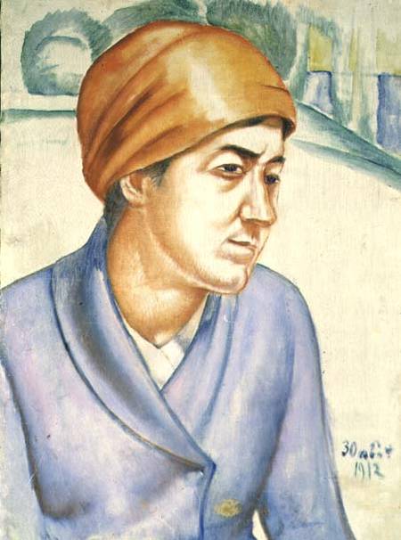 Portrait of a Woman Worker a Kosjma Ssergej. Petroff-Wodkin