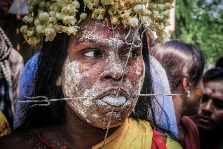 Face of devotees