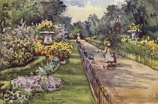 Spring in Regents Park a Lady Victoria Marjorie Harriet Manners