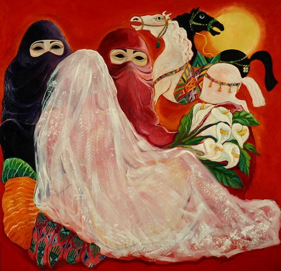 Desert Bride, 1989-90 a Laila  Shawa