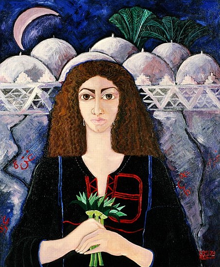 Eternity (Part 3), 1989 (acrylic on canvas)  a Laila  Shawa