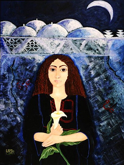 Hope (Part I), 1989 (acrylic on canvas)  a Laila  Shawa