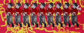 Children of War, children of peace, 1996 (silkscreen on canvas) (see also 279269) 