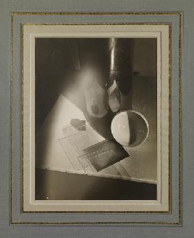 Composition with Bowl, Glass and Canvas