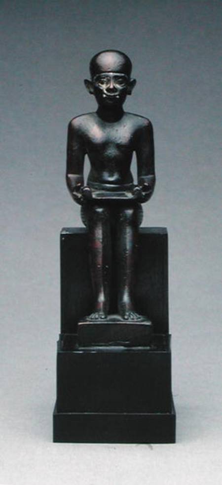 Figure of Imhotep (c.2635-2595 BC) Late Period a Late Period Egyptian