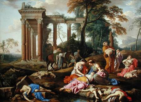 The Death of the Children of Bethel a Laurent de La Hyre