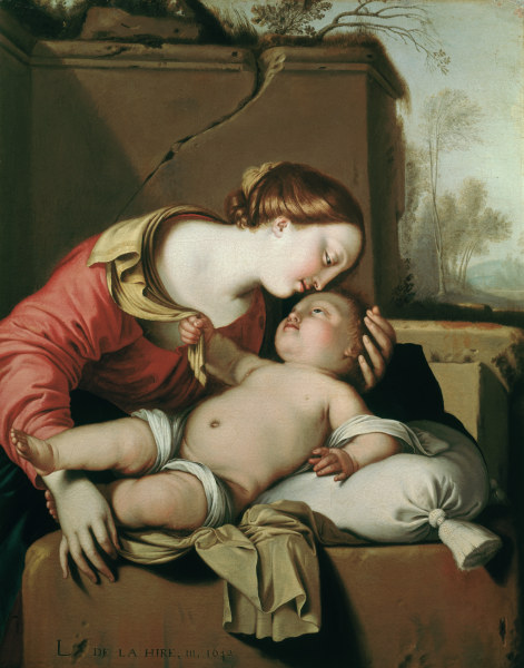 L.de La Hyre, Maria mit Kind a Laurent de La Hyre