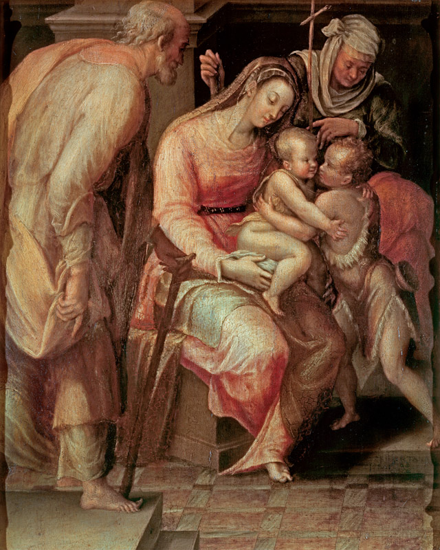 Die heilige Familie a Lavinia Fontana