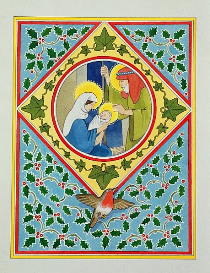 Nativity (w/c on paper)  a Lavinia  Hamer