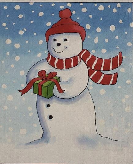 Snowman''s Christmas Present  a Lavinia  Hamer