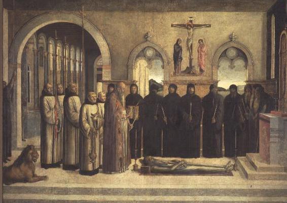 The Funeral of St. Jerome a Lazzaro Bastiani