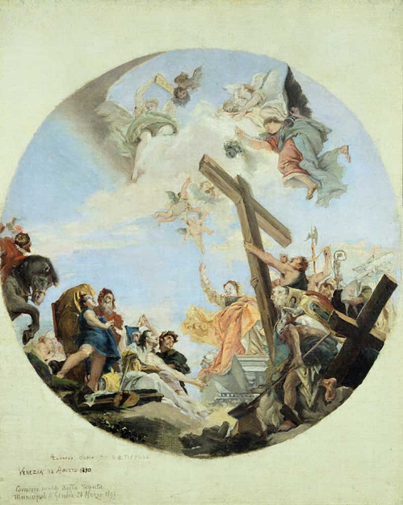 The Discovery of the True Cross, after Tiepolo, 1890 a Lazzaro Luxardo