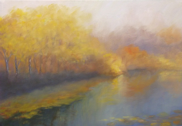 River Gold Landscape a Lee Campbell