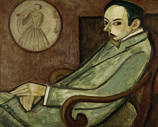 Portrait of Pierre-Jean Jouve (1887-1976) a Henri Le Fauconnier