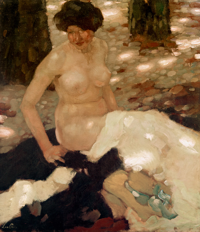 Weiblicher Akt, 1904. a Leo Putz