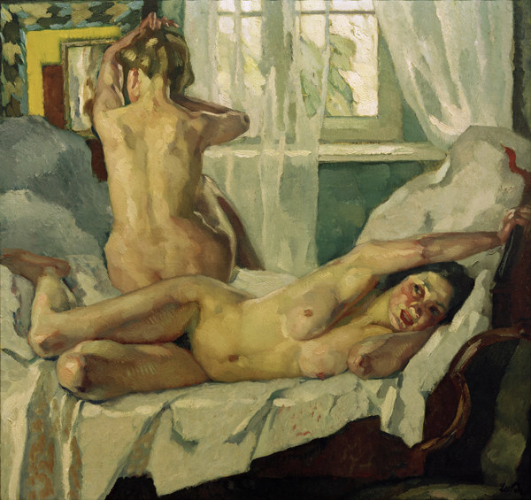 Am Morgen, 1915. a Leo Putz