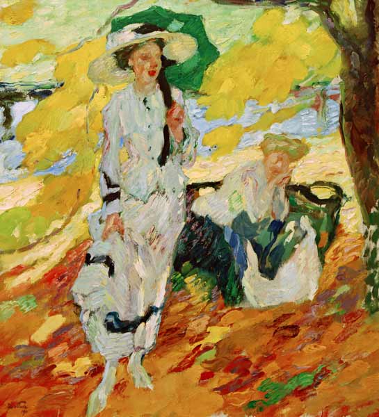 Herbstsonne, 1910. a Leo Putz