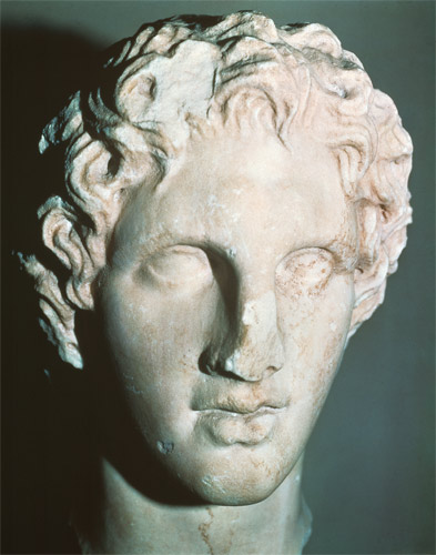 Head of Alexander the Great (356-323 BC) a Leochares
