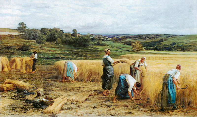 Harvest a Leon Augustin Lhermite